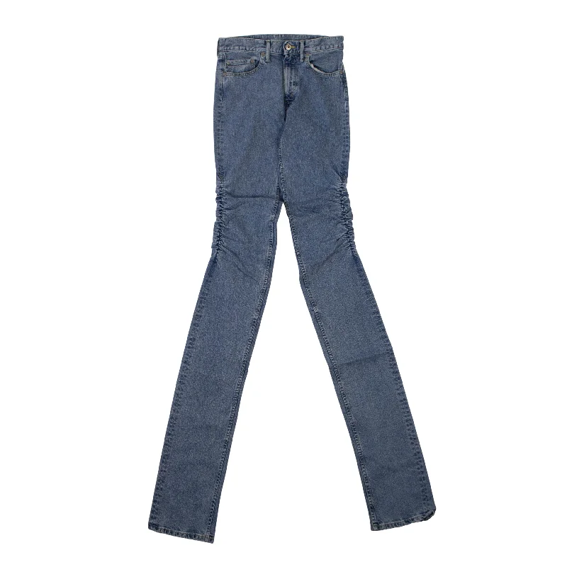Everyday Outfits Vlone Long Jeans - Blue