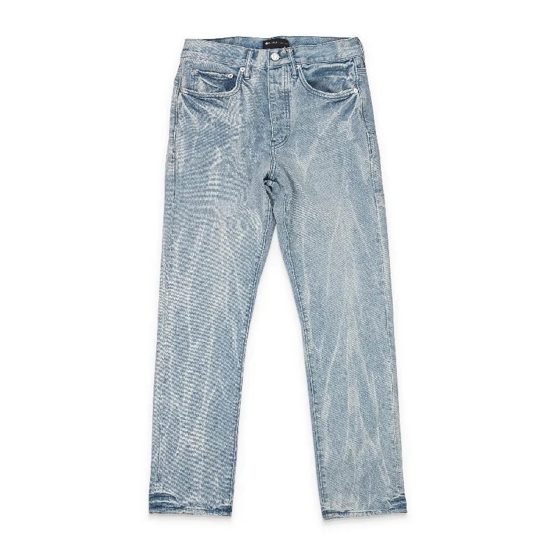 Cozy Lounge Wear PURPLE BRAND TIE ACID LIGHT INDIGO STRAIGHT JEANS