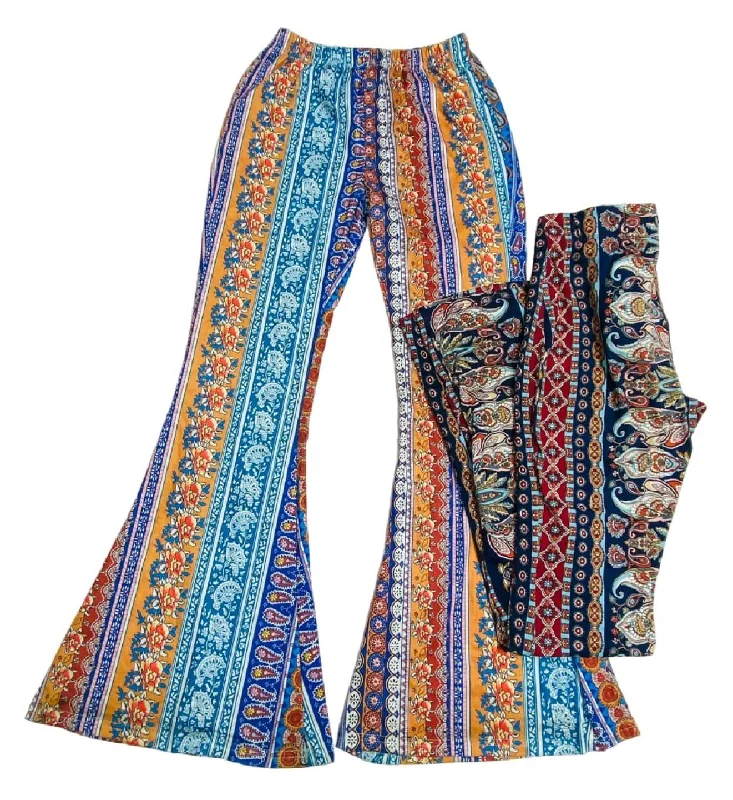 Wandering freely Flare T-Shirt Pants 25 lbs