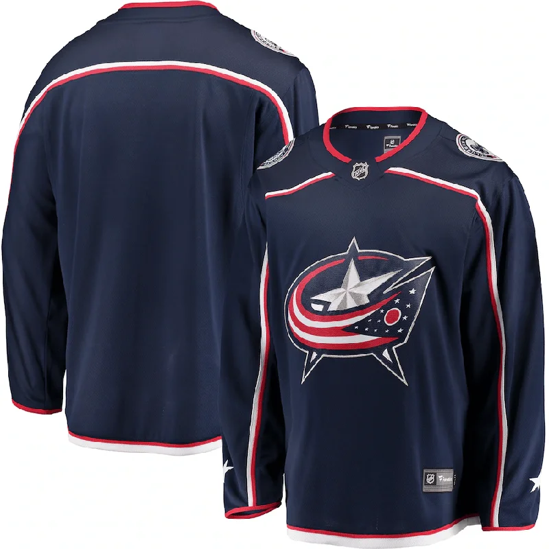 Nightclub Style Fanatics Breakaway Senior Home Jersey - Columbus Blue Jackets