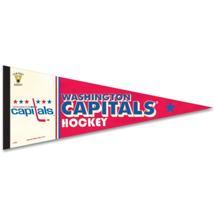 Designer Style Wincraft NHL Vintage Premium Pennant - Washington Capitals