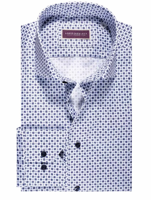 Celebrity Picks Messi Daisy Pattern Shirt White