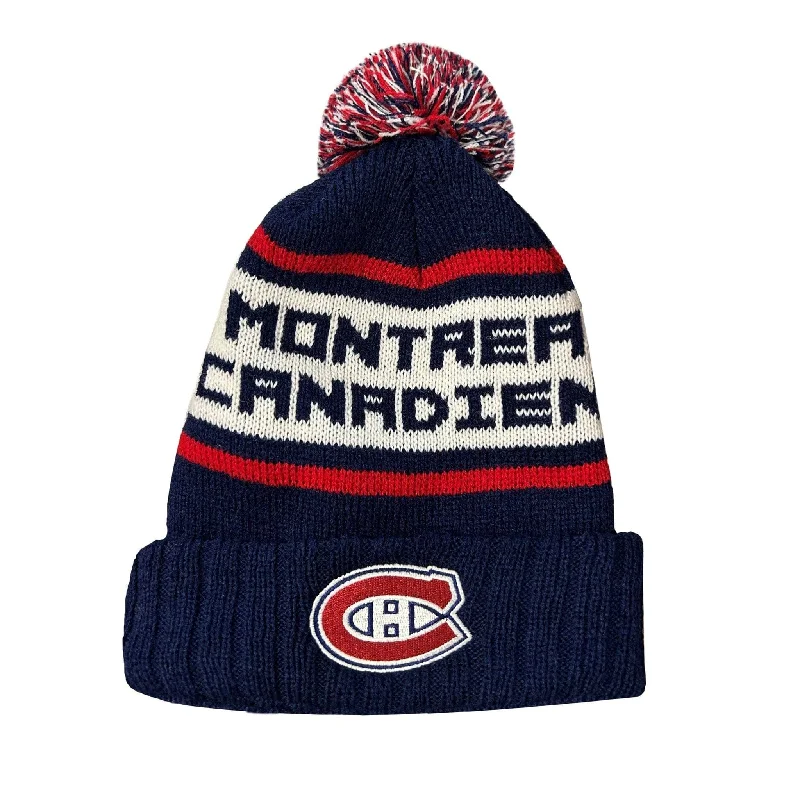 Bottom And Versatile American Needle NHL Pillow Line TC Knit Toque - Montreal Canadiens