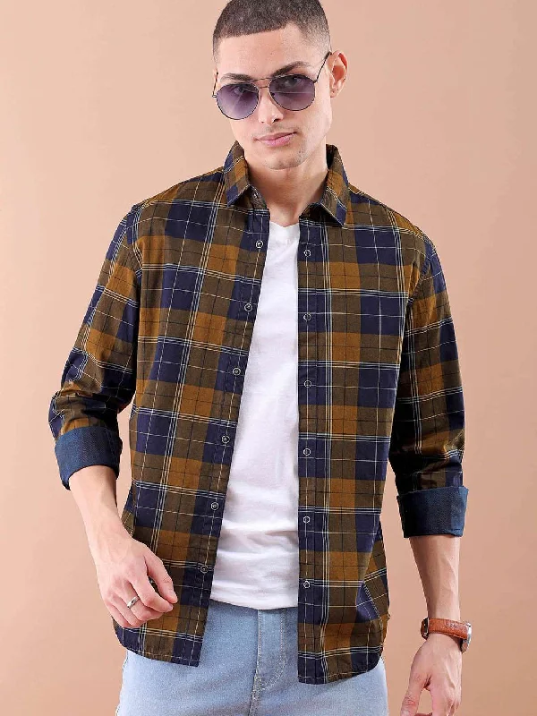 Advanced Design Men's Checked Shirt