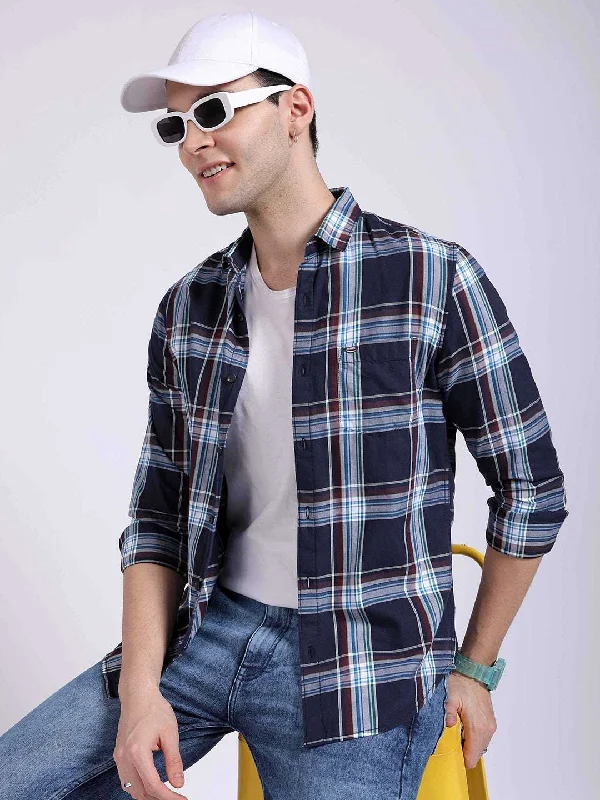 Modernism Men's Checked Shirt