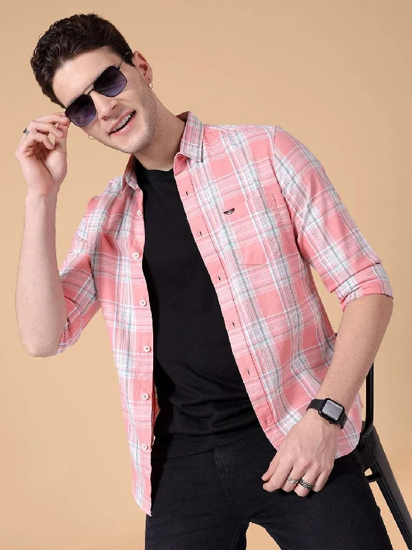 Elegant Series Men's Checked Shirt
