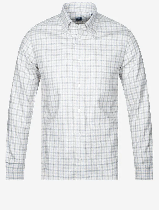 Exclusive Customization Buttondown Soft Flannel Shirt Multi