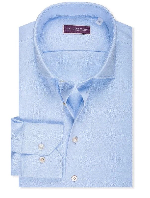 Simple Design Marseille Jersey Shirt Blue