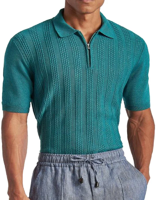 Fashion Concept Sage Green Knit Polo