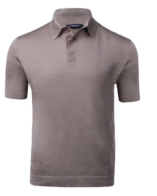 Luxury Classic Beige Knit Polo