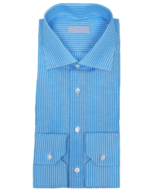 Summer Selection Turquoise Dress Shirt
