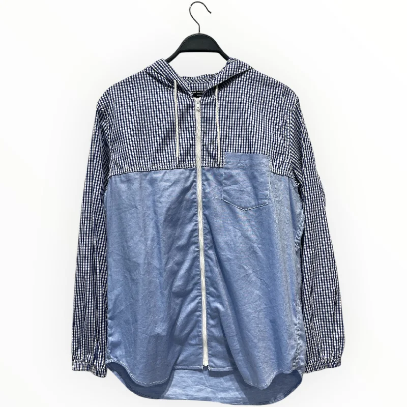Trendy Comfort Wear COMME des GARCONS HOMME/Windbreaker/S/Nylon/WHT/Plaid/
