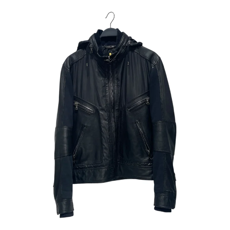 Classic Series DOLCE&GABBANA/Leather Jkt/52/Leather/BLK/