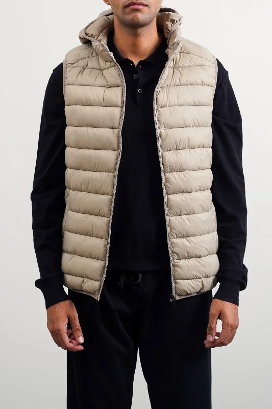 Relaxed Tops HOODED GILET