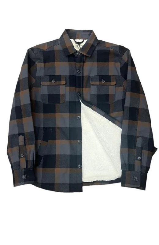 European Plan Men's Leadville Shirt Jacket In Chestnut