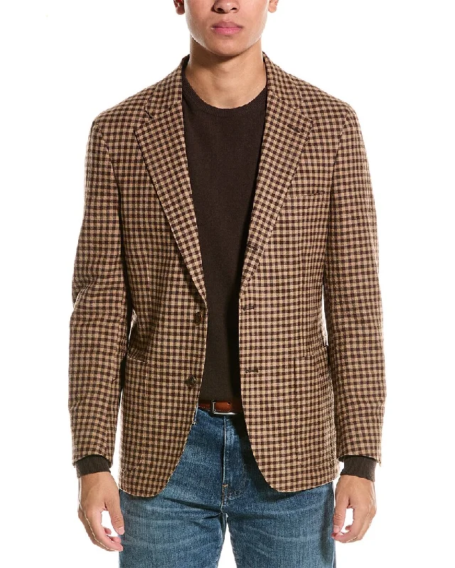 Fashion Wear Todd Snyder Madison Wool-Blend Seersucker Suit Jacket