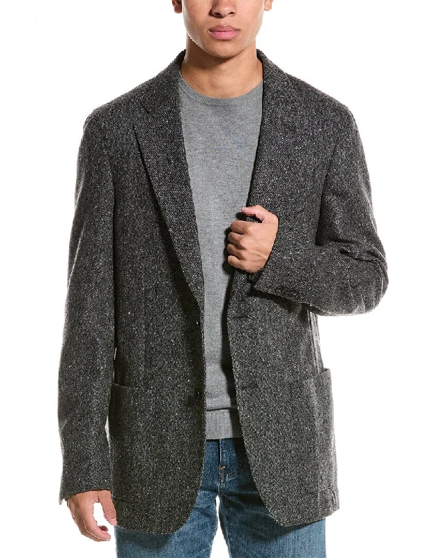 Sports Trend Todd Snyder Tweed Wool-Blend Coat