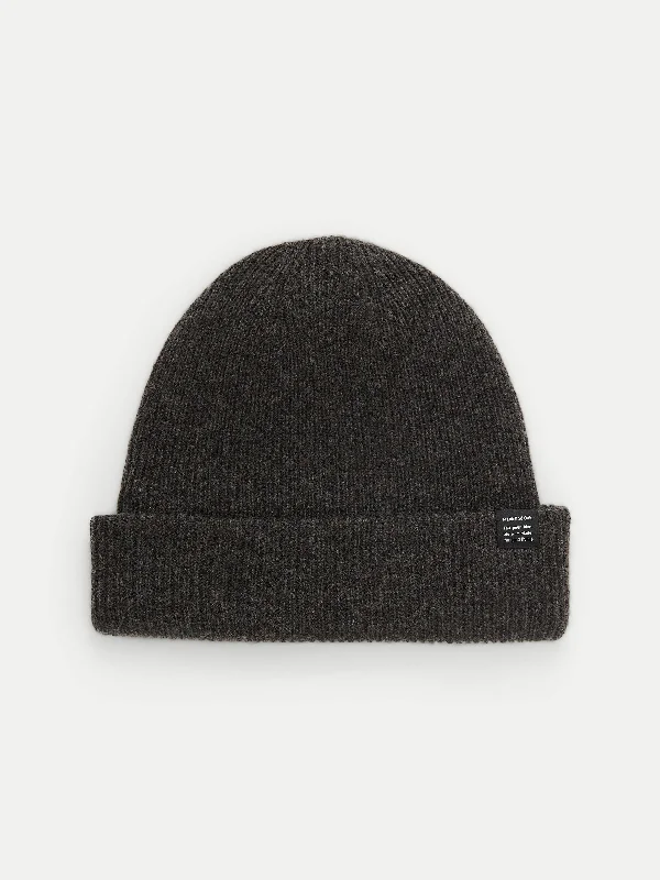 Light Layers The Yak Wool Beanie in Charcoal