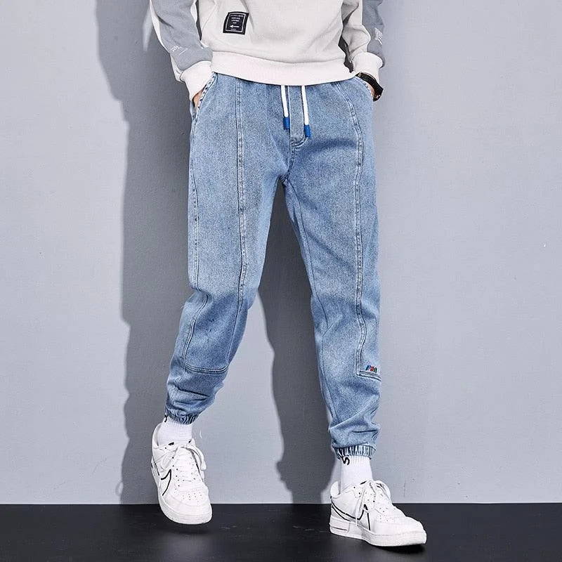 Trendy Looks Loose Denim Jeans Pants For Men