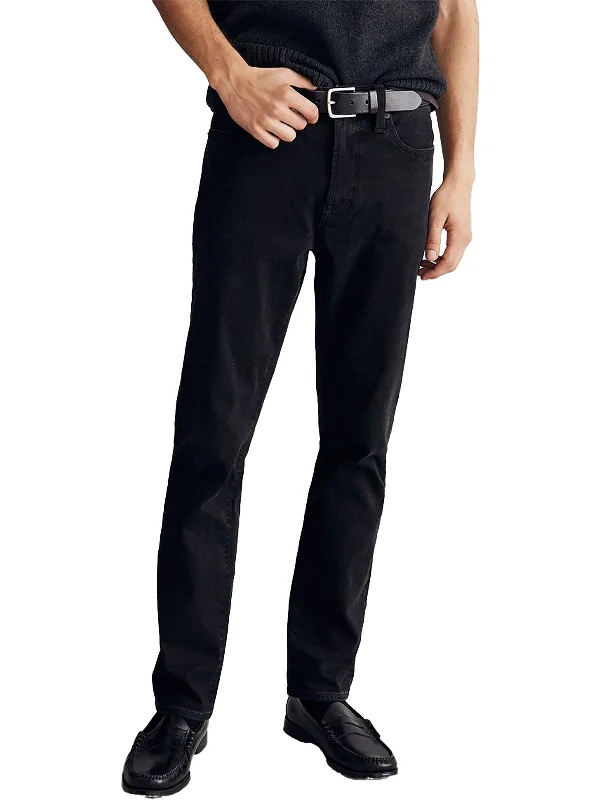 Classic Style Mens Mid-Rise Stretch Slim Jeans