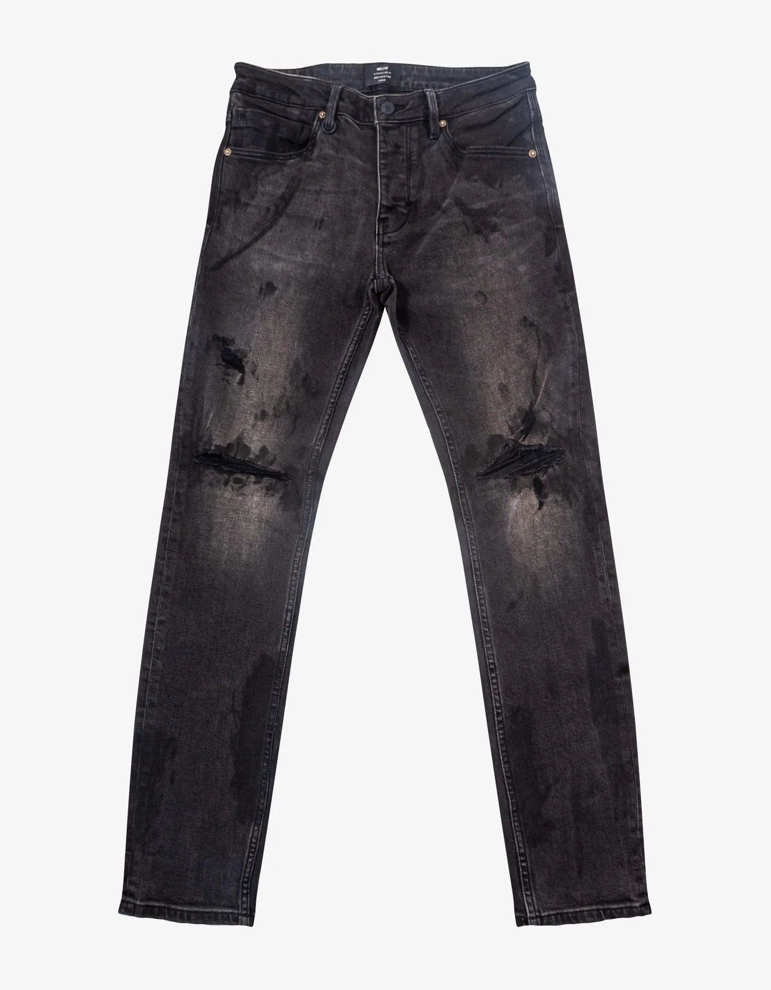 Stylish Jackets Neuw Iggy Skinny Brut Black Art Jeans