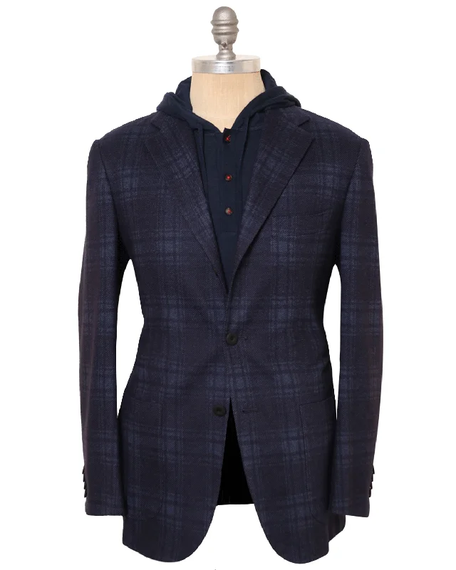 Sweet Girl Blue and Light Blue Plaid Sportcoat