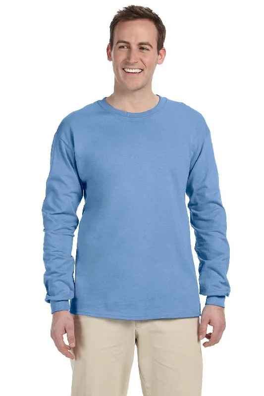 Dynamic Fashion Gildan Mens Ultra Long Sleeve Crewneck T-Shirt - Carolina Blue