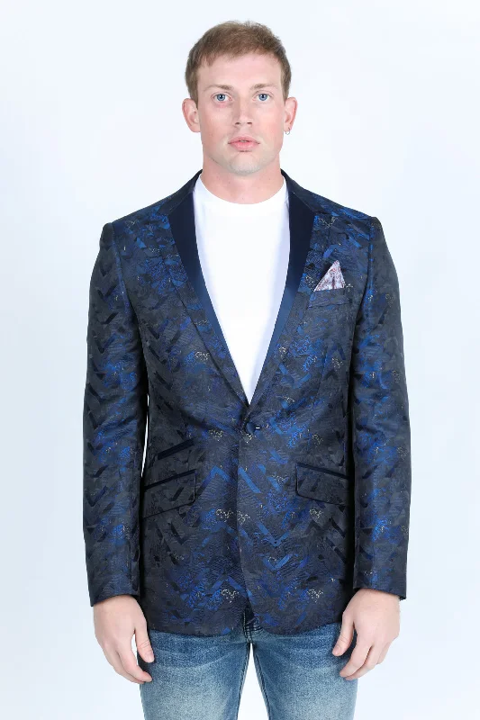 High-end Design Mens Modern Fit Evening Blazer