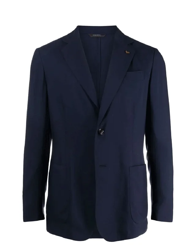 Beautiful Romance Navy Light Weight Single Breasted Cashmere