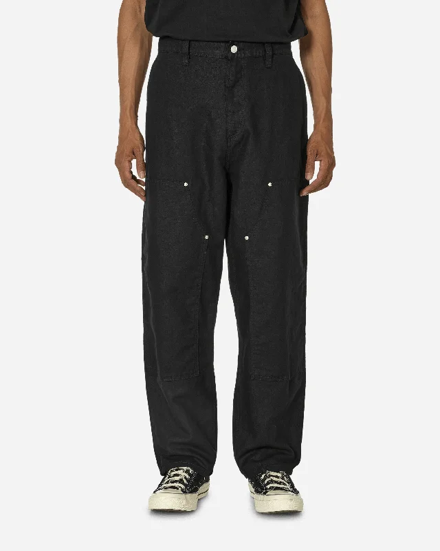 Comfortable Fashion Walter Double Knee Pants Black (Rinsed)