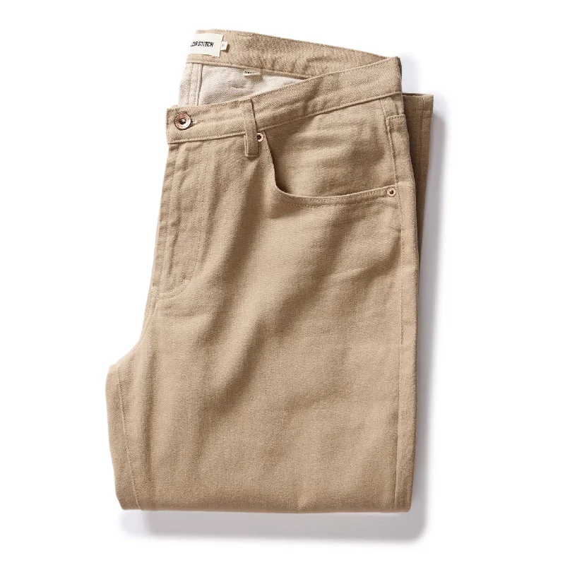 High-end Fashion The Democratic All Day Pant in Light Khaki Broken Twill