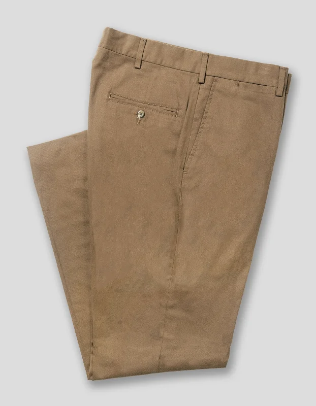 Soft Comfort Wear SANDED TWILL PANTS - DARK KHAKI
