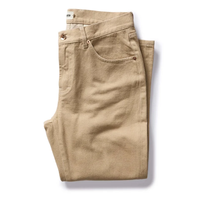 Exquisite Design The Slim All Day Pant in Light Khaki Broken Twill