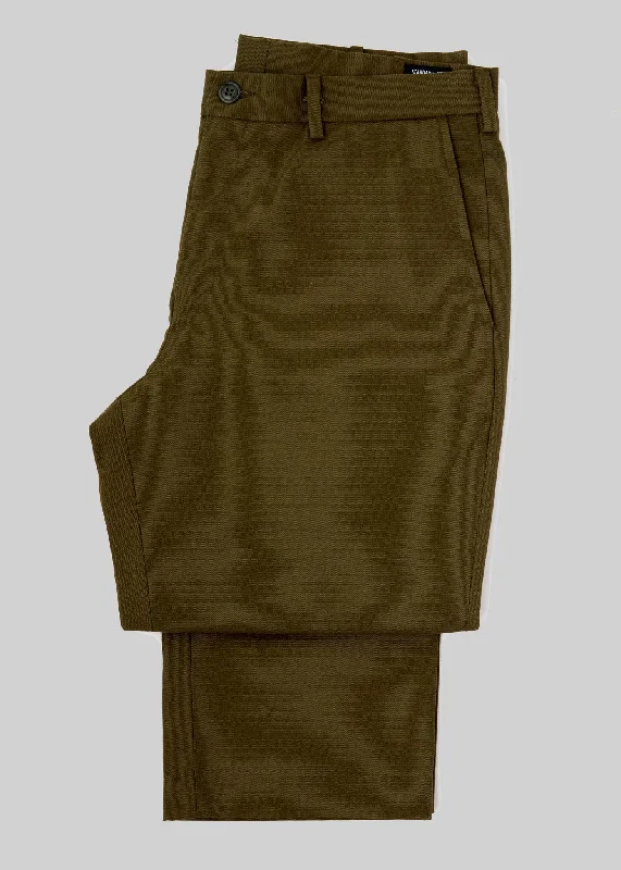Personalized Wear Sanded Slim Canvas Pant